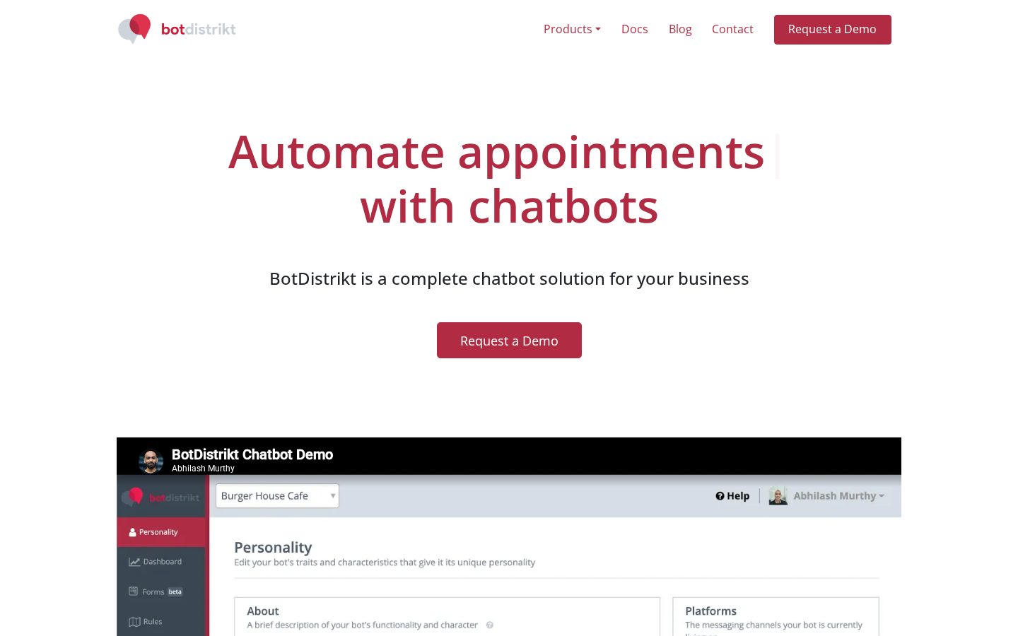 BotDistrikt Homepage