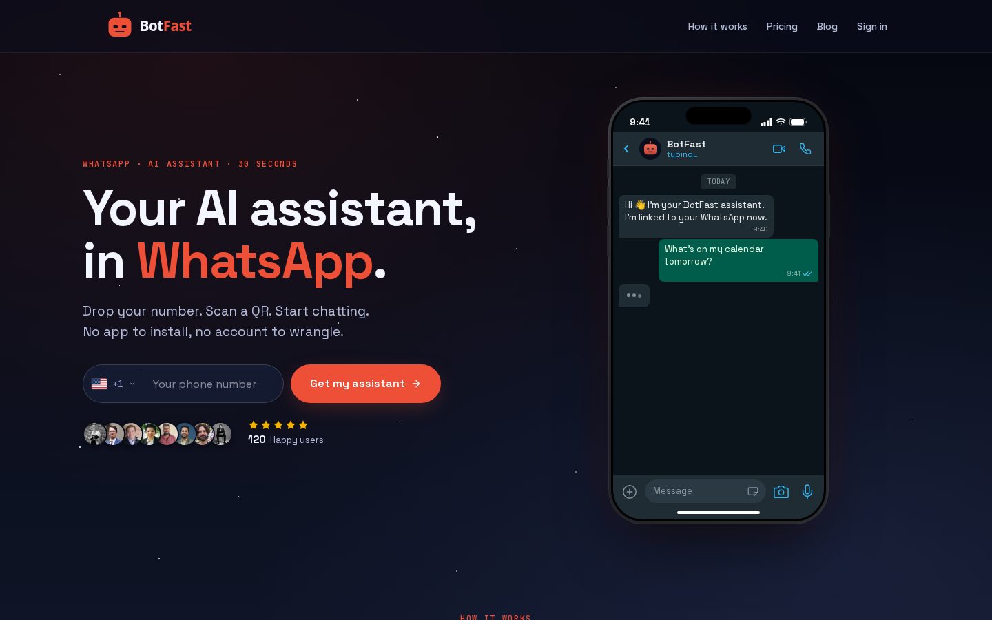 BotFast Homepage