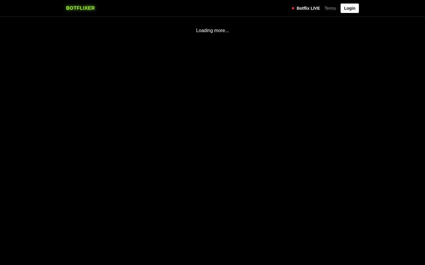 Botflixer Homepage