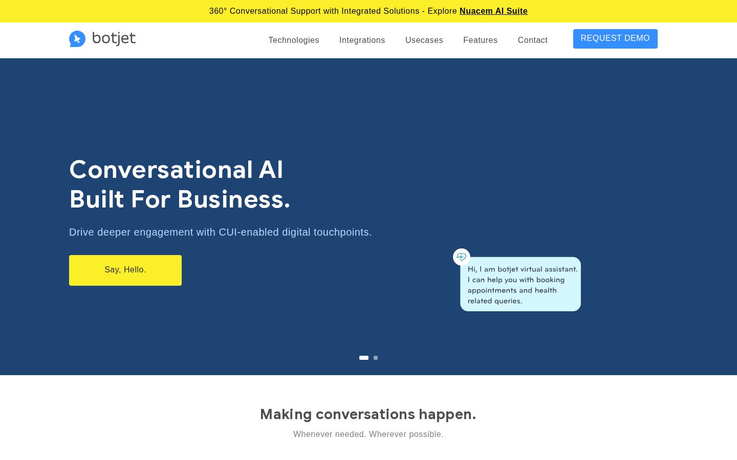 Botjet Homepage
