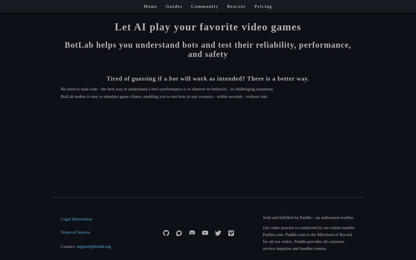 BotLab Homepage