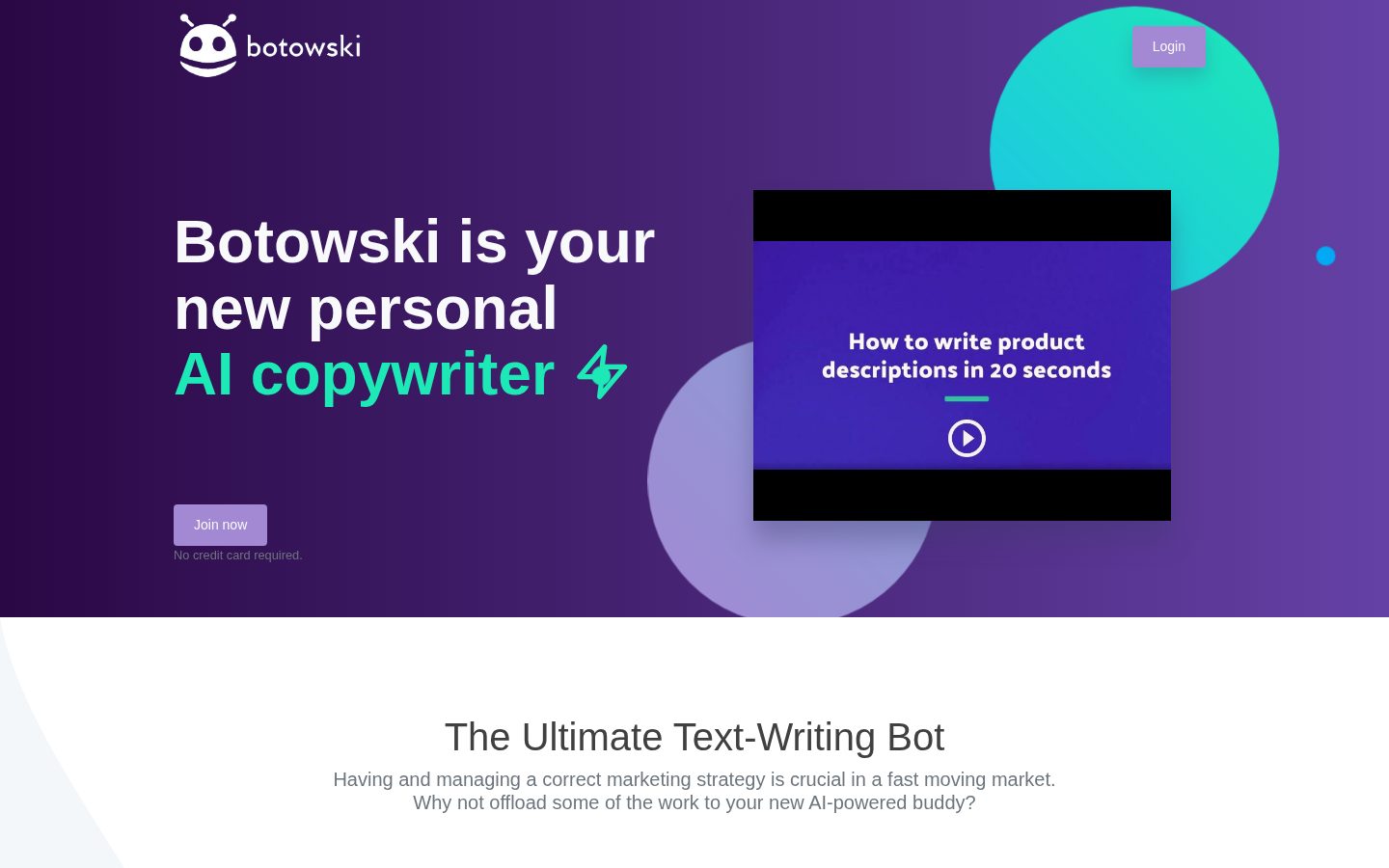 Botowski Homepage