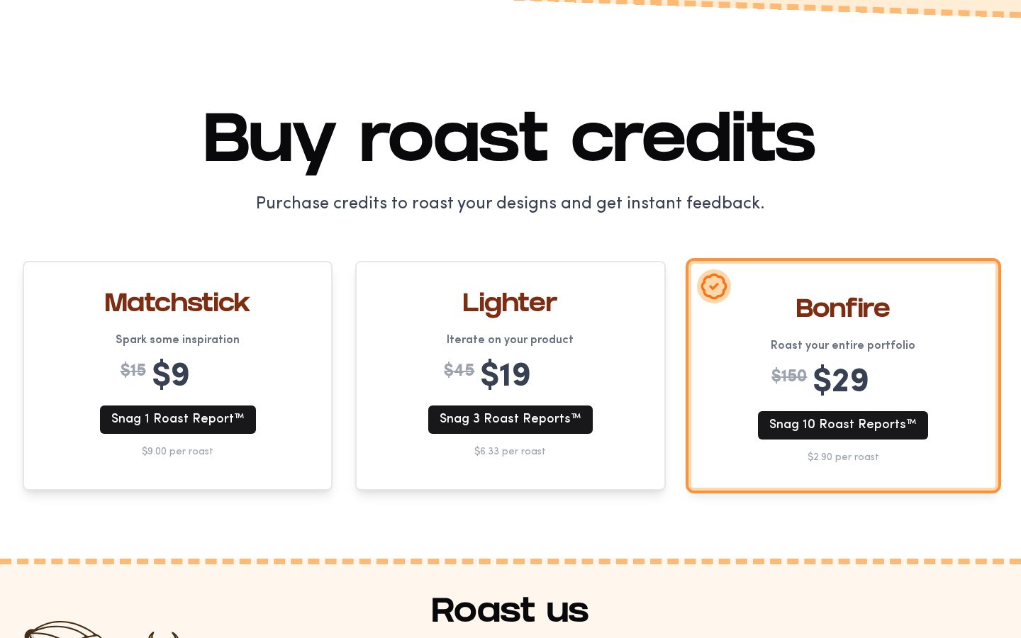 Botroast Pricing
