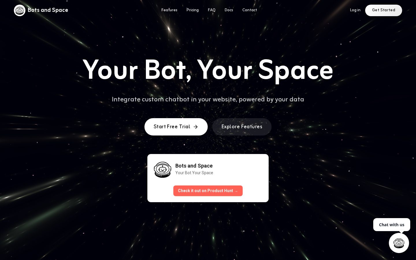 Bots and Space Homepage