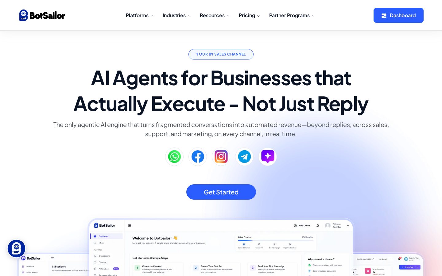 BotSailor Homepage