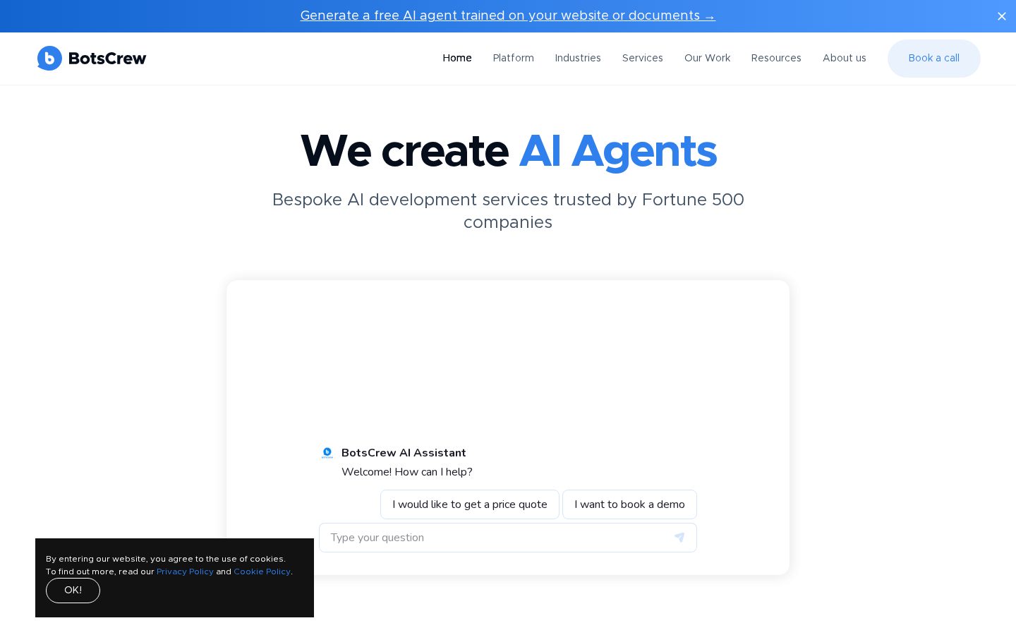 BotsCrew Homepage