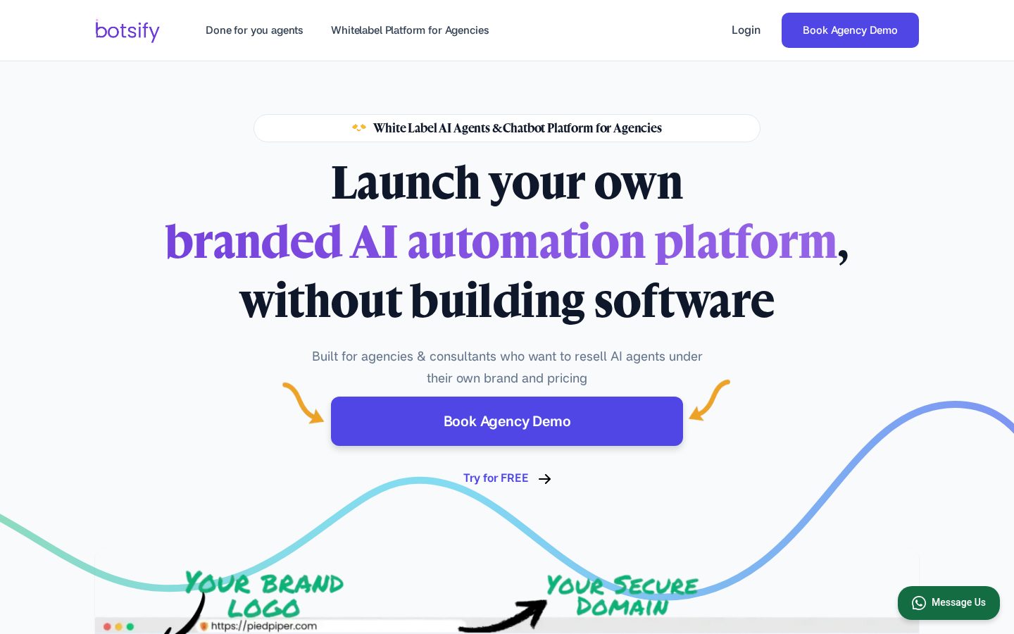 Botsify Homepage