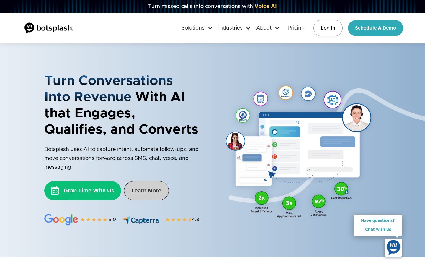 Botsplash Homepage