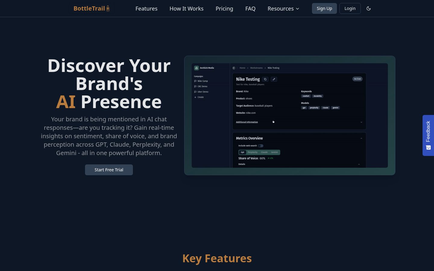 BottleTrail Homepage