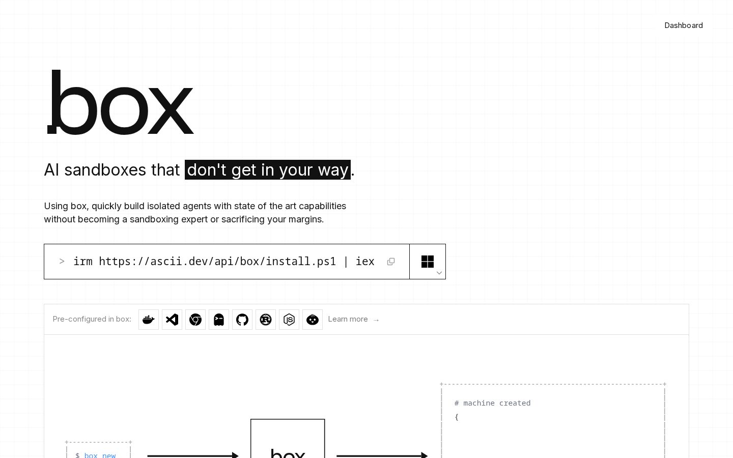 box Homepage