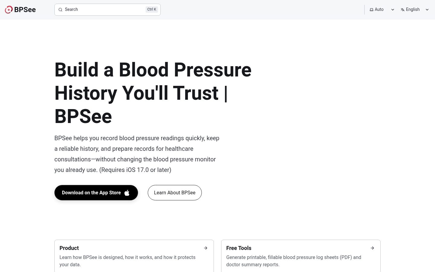 BPSee Homepage