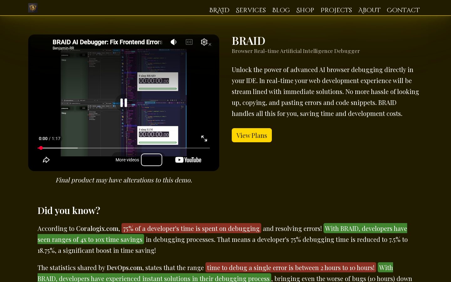 BRAID Homepage