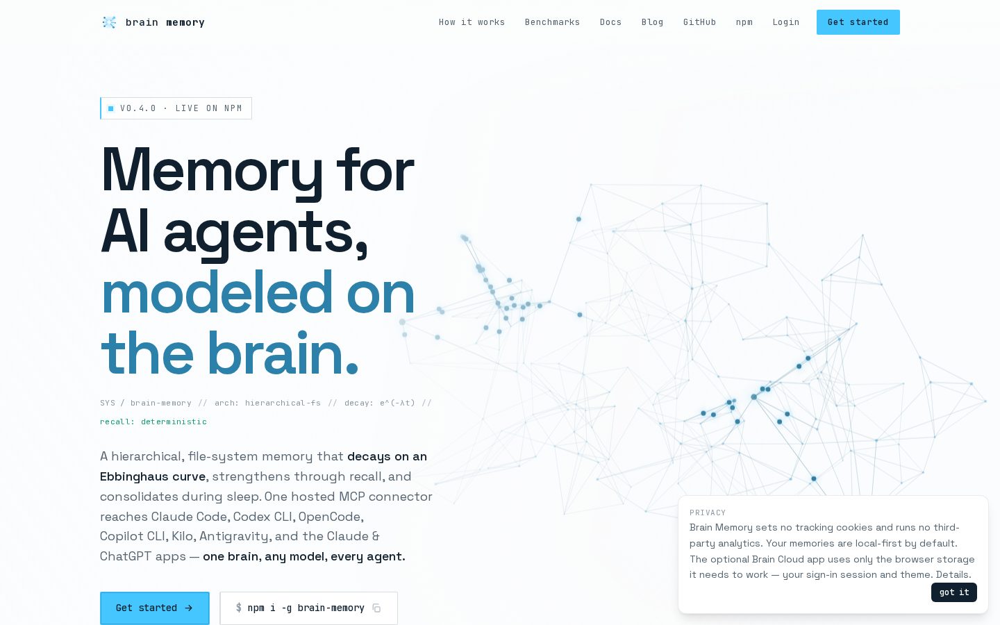 Brain Memory Homepage