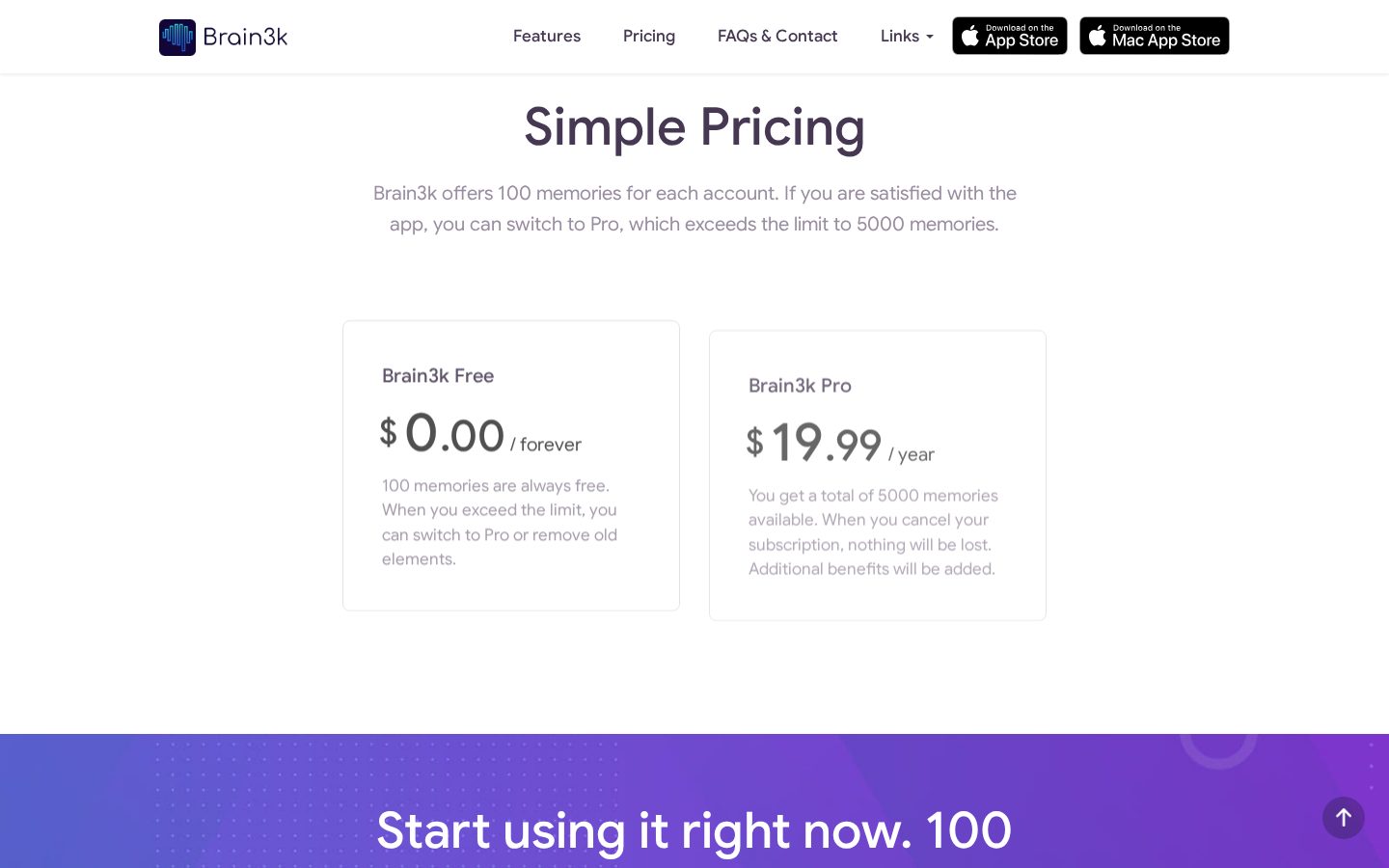 Brain3k Pricing