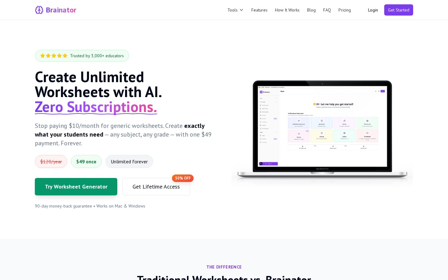 Brainator Homepage