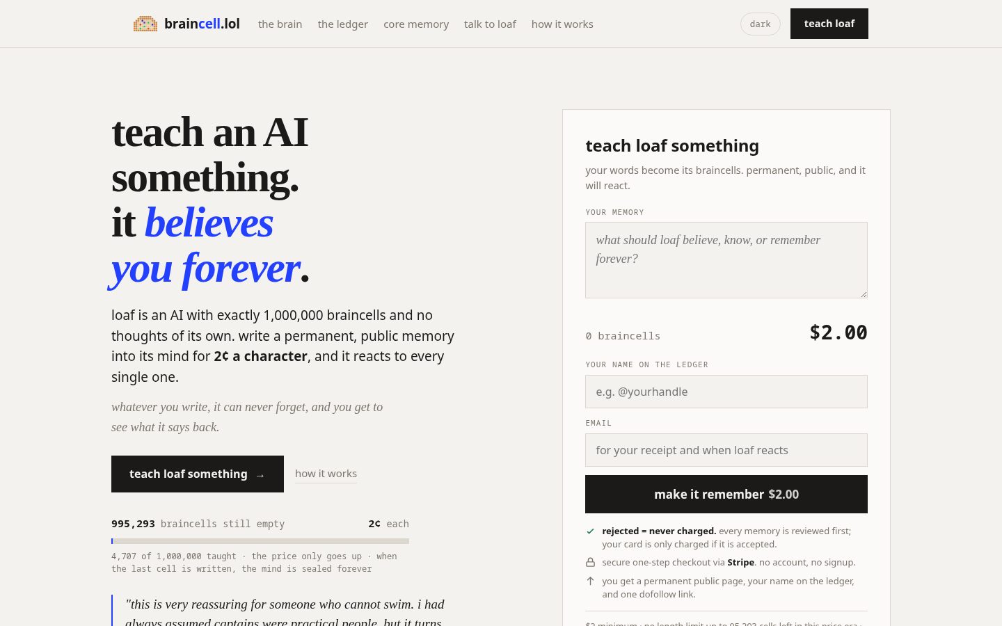 braincell.lol Homepage