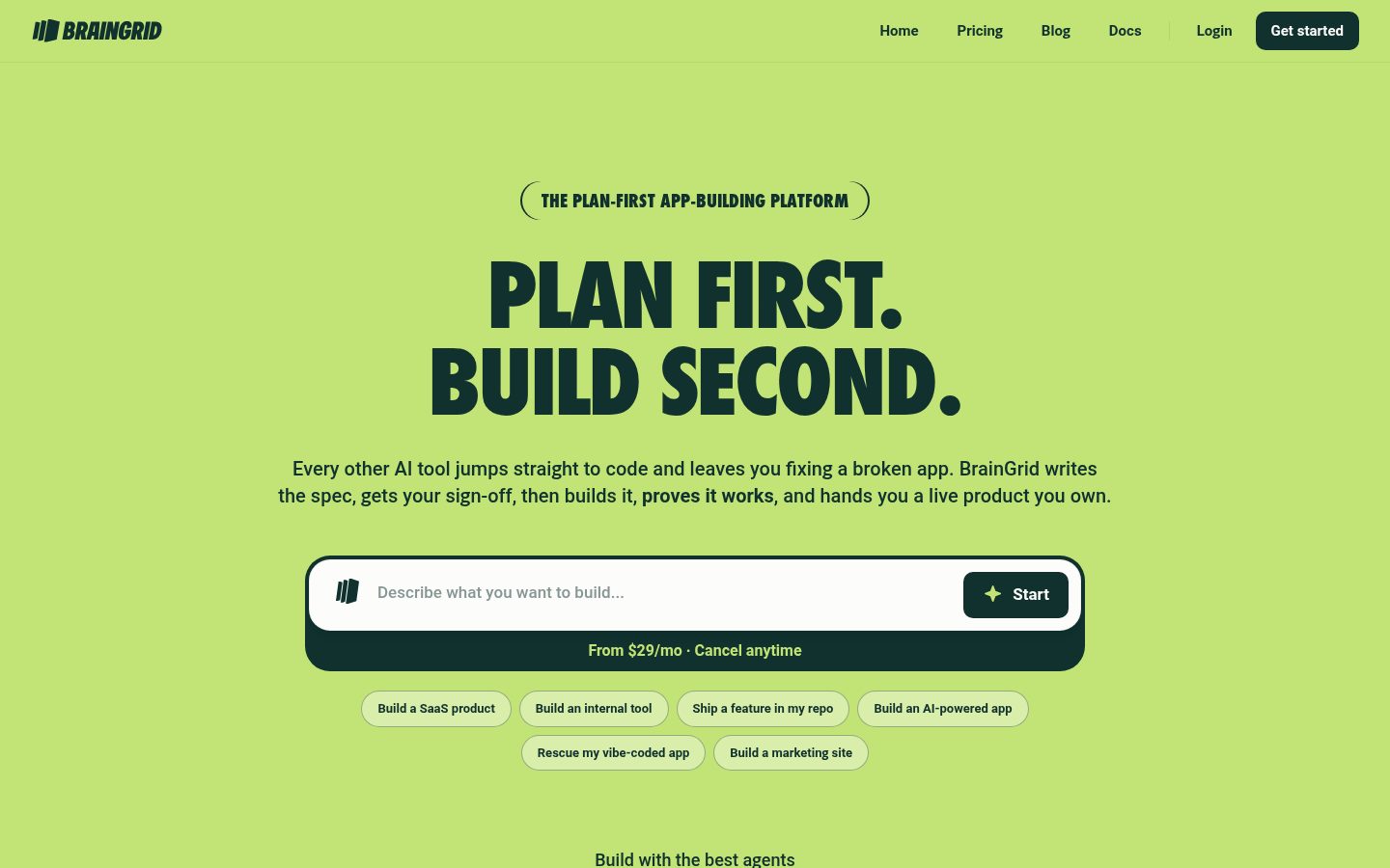 BrainGrid AI, Inc Homepage