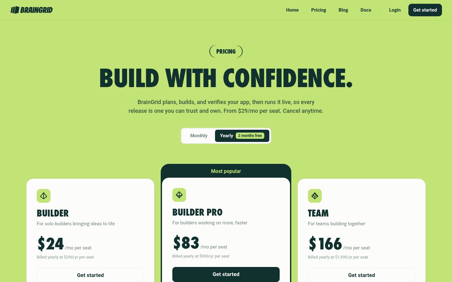 BrainGrid AI, Inc Pricing