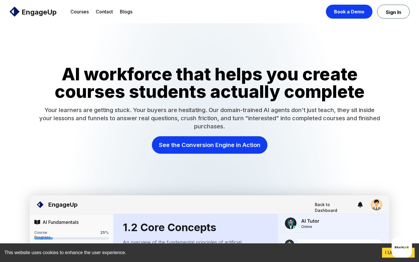 Brainlox Homepage