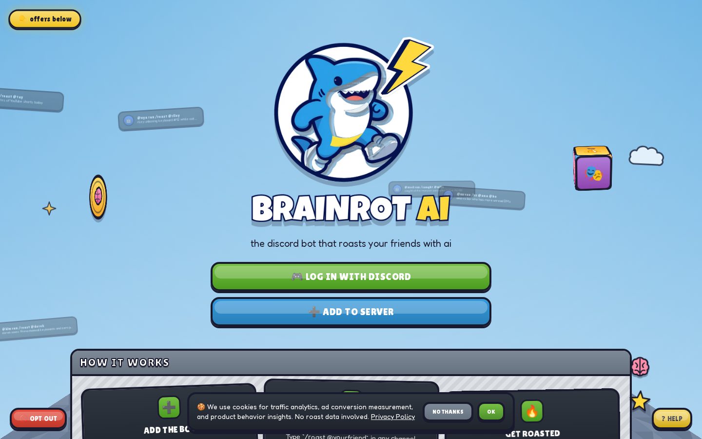 BrainrotAI Homepage