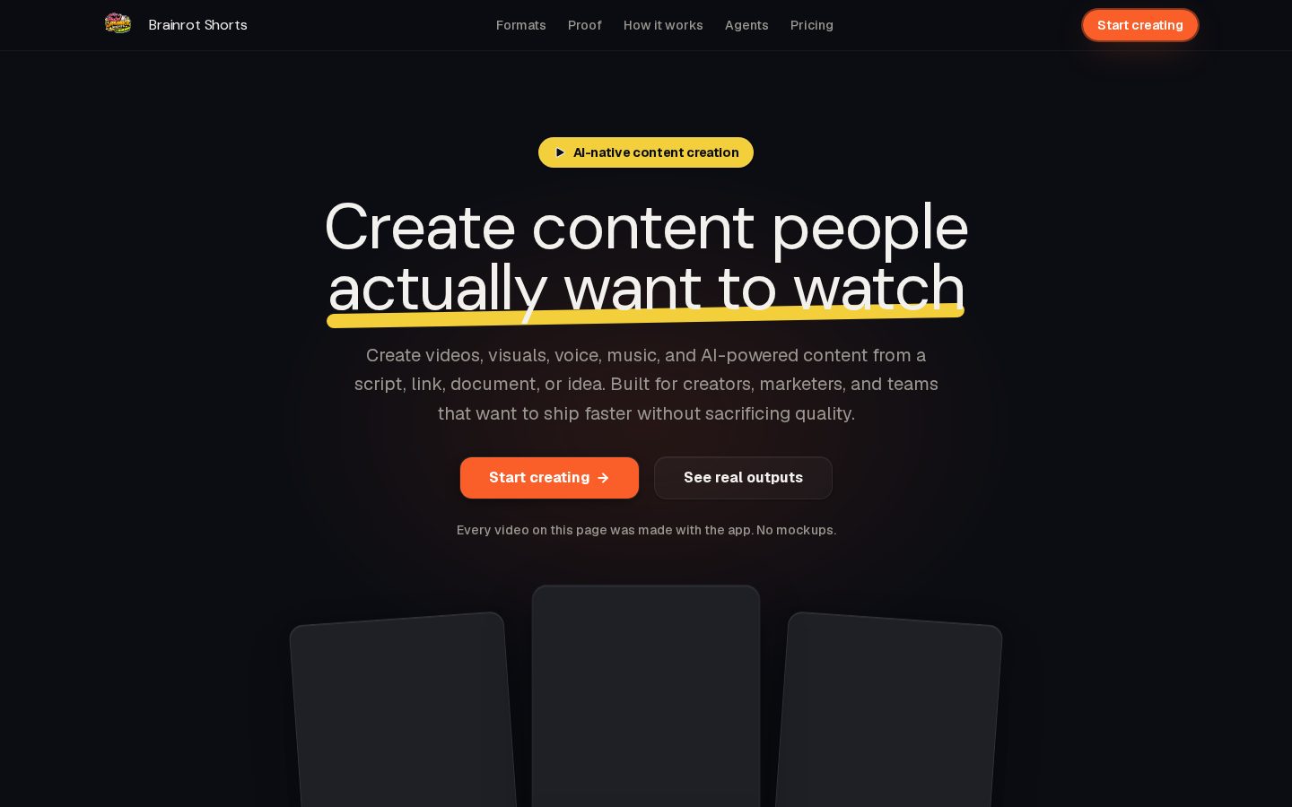 Brainrotshorts Homepage