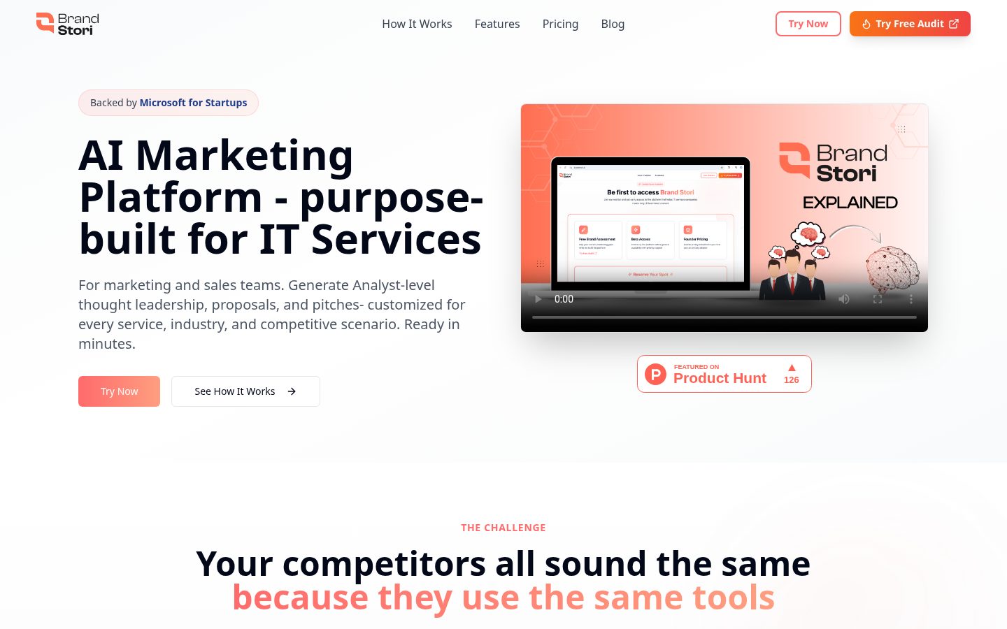 Brand Stori Homepage