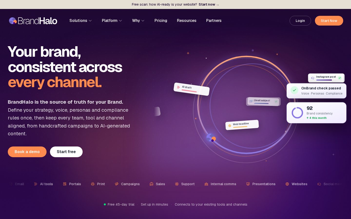 BrandHalo Homepage