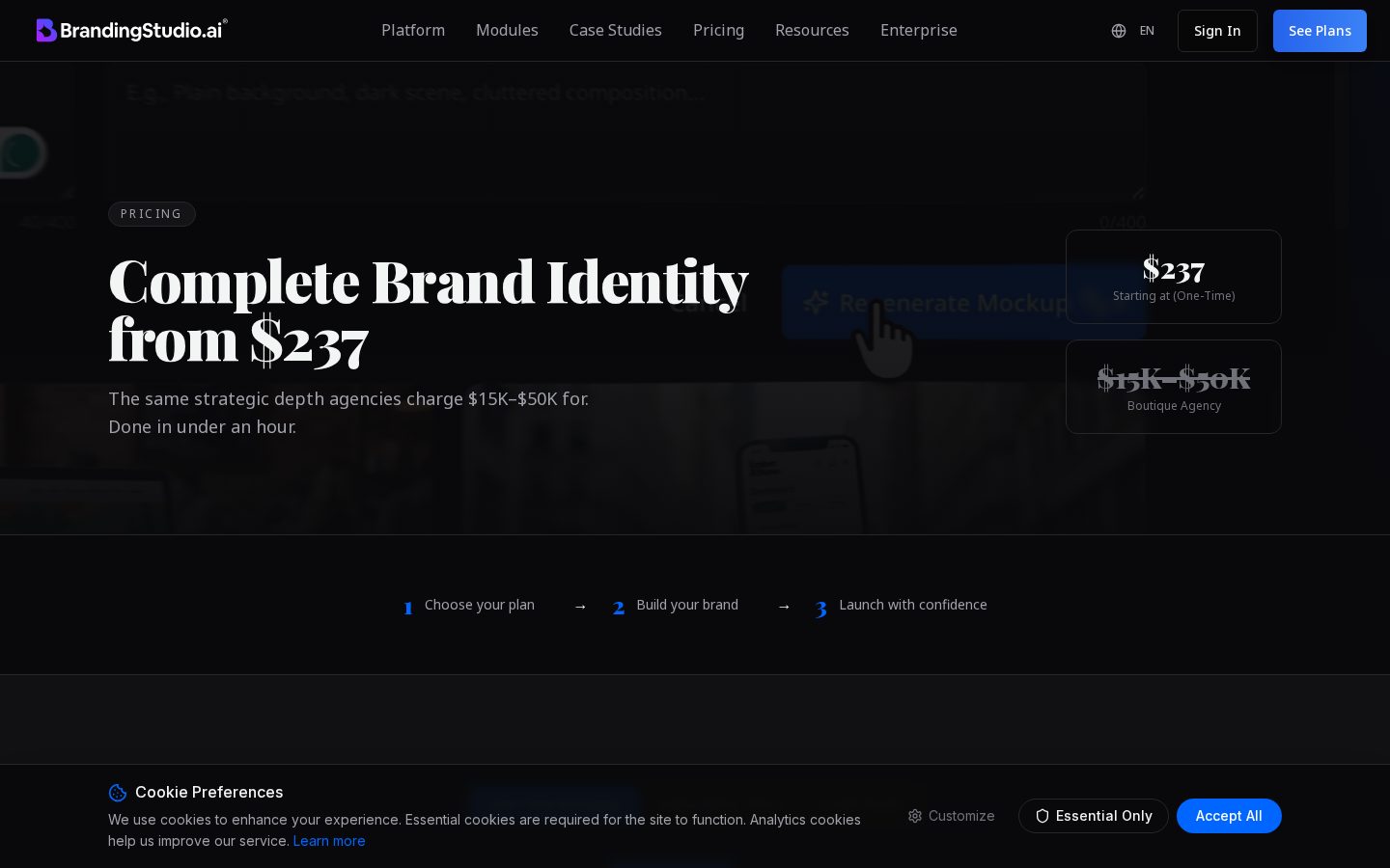 BrandingStudio.ai Pricing
