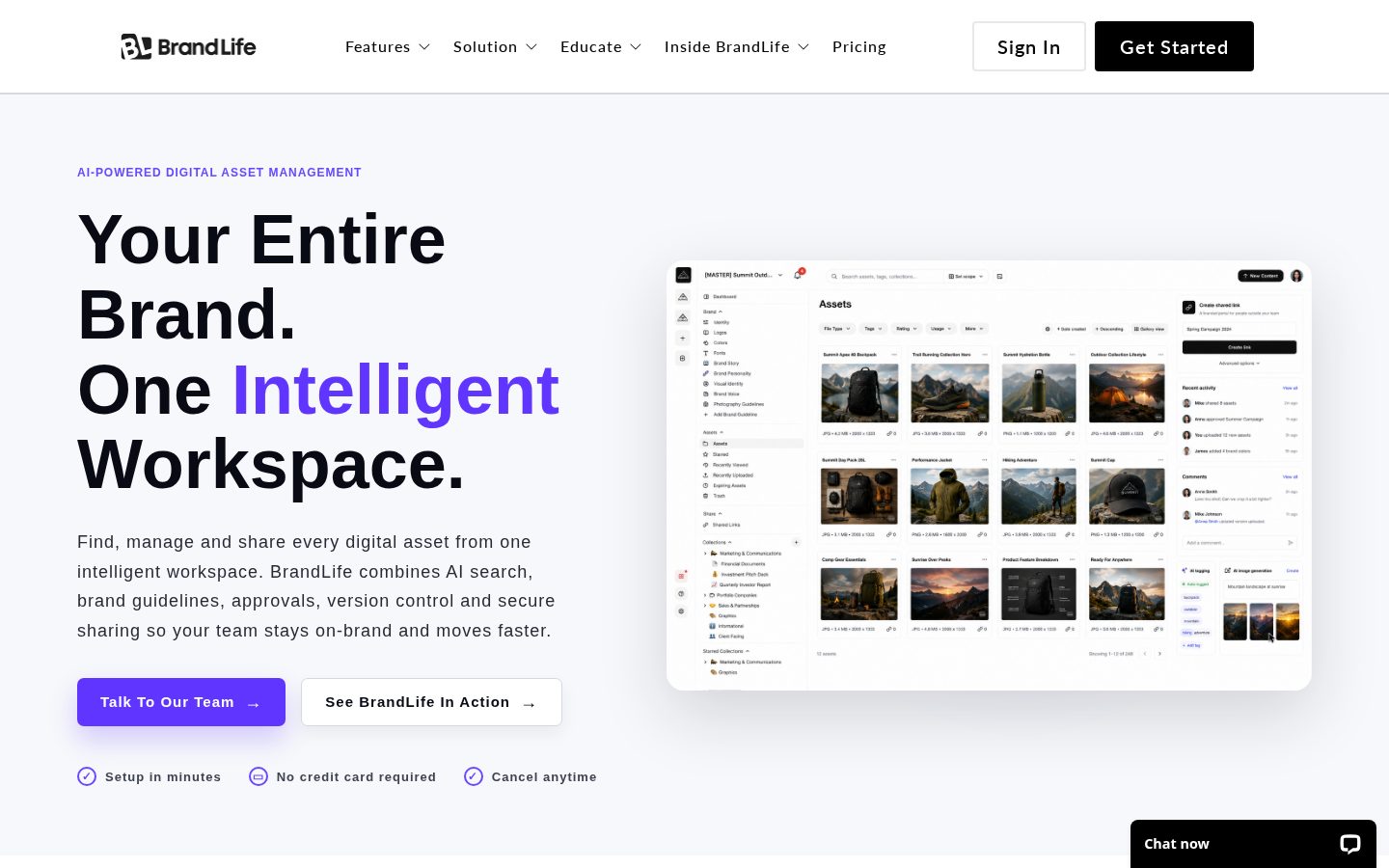 BrandLife Homepage