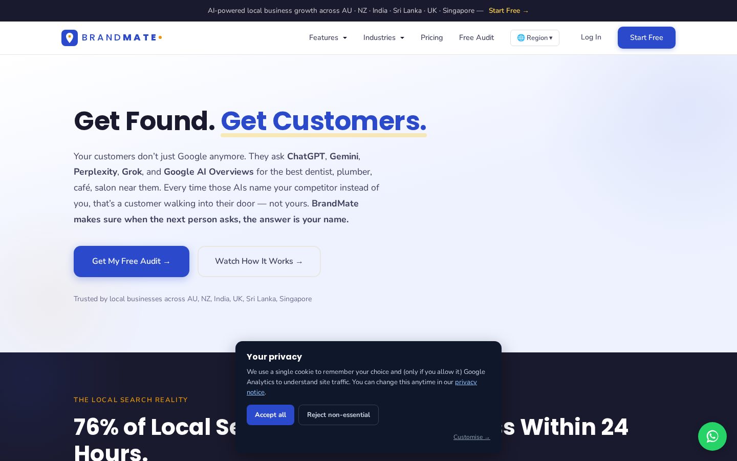 BrandMate Homepage