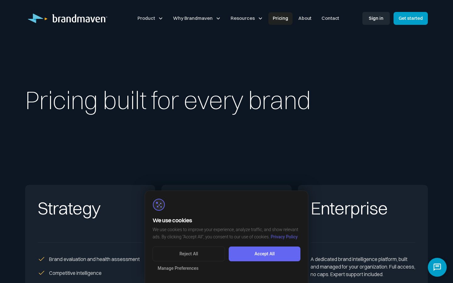 Brandmaven Pricing