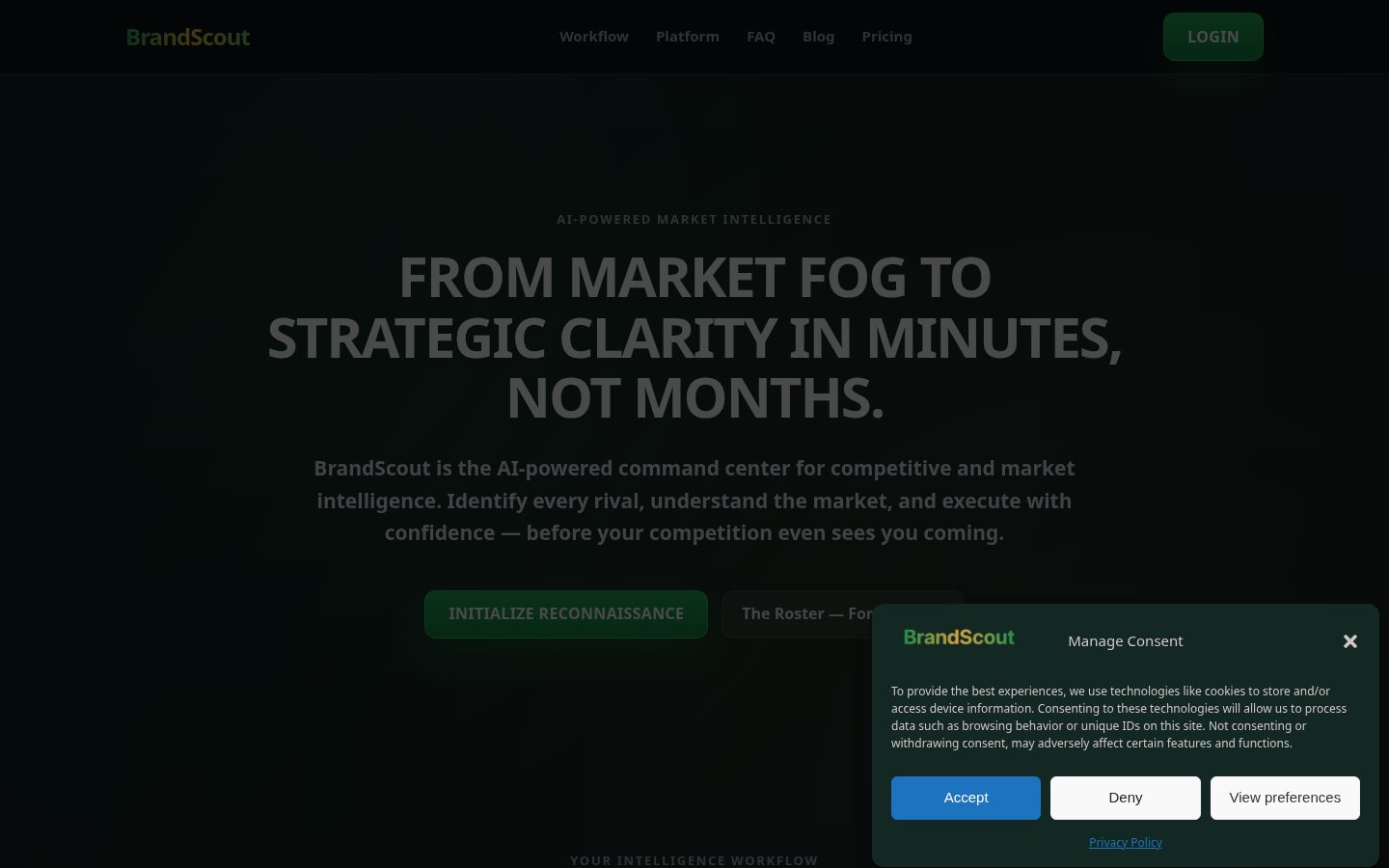 Brandscout Homepage