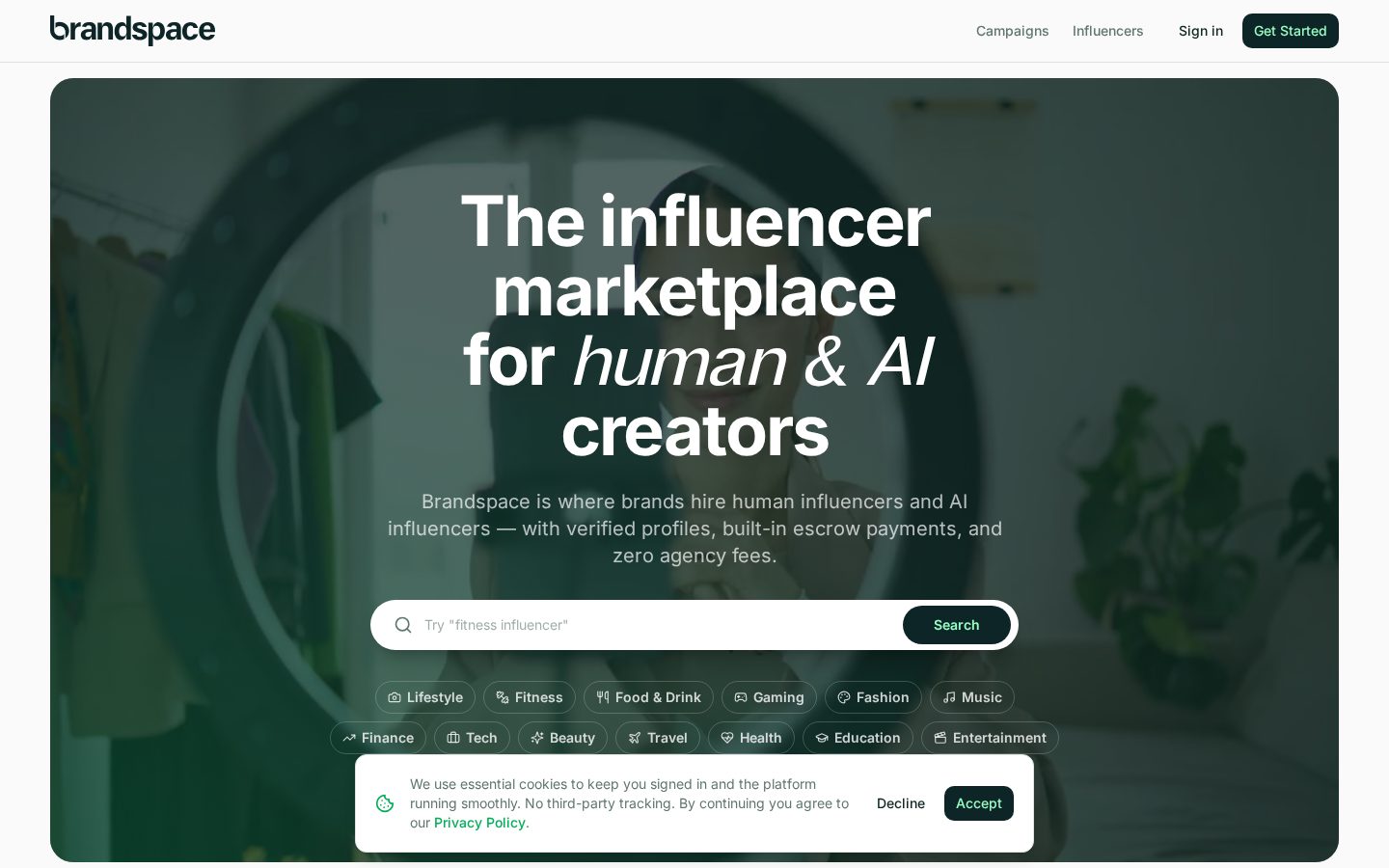 Brandspace Homepage