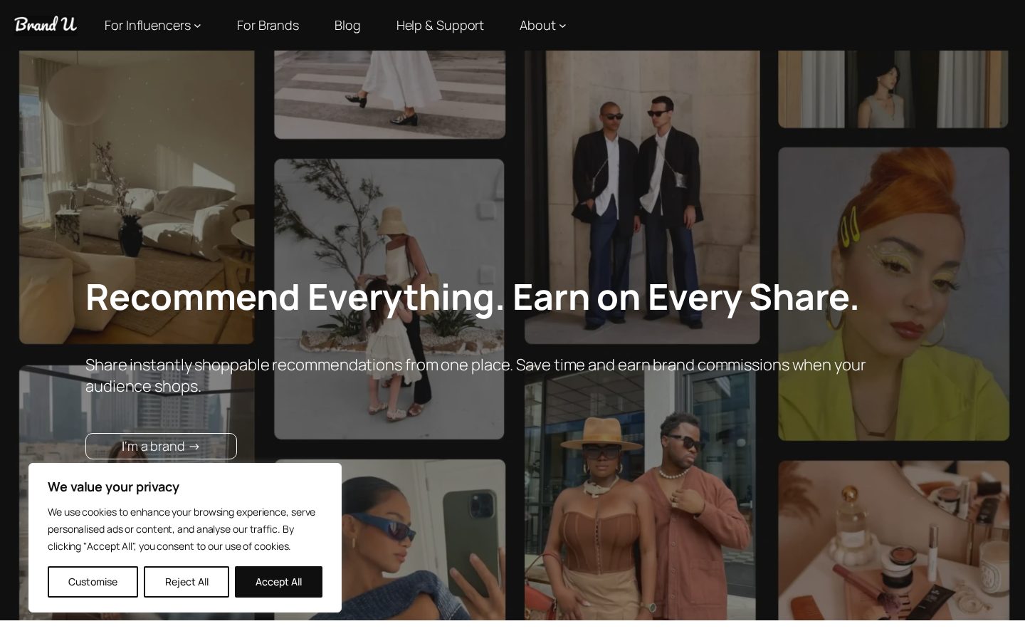 BrandU Homepage