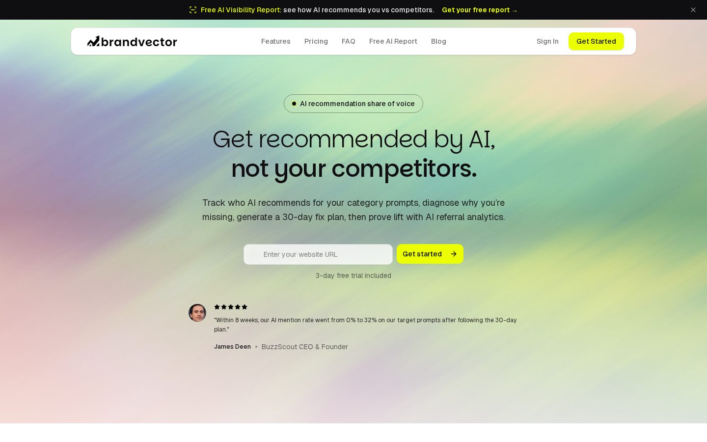 Brandvector Homepage