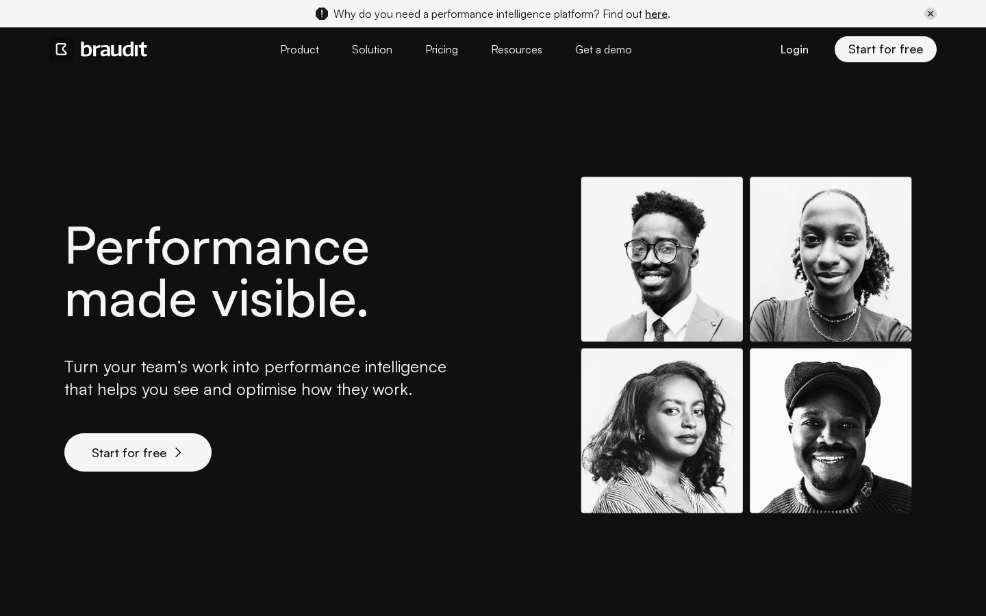 Braudit Homepage