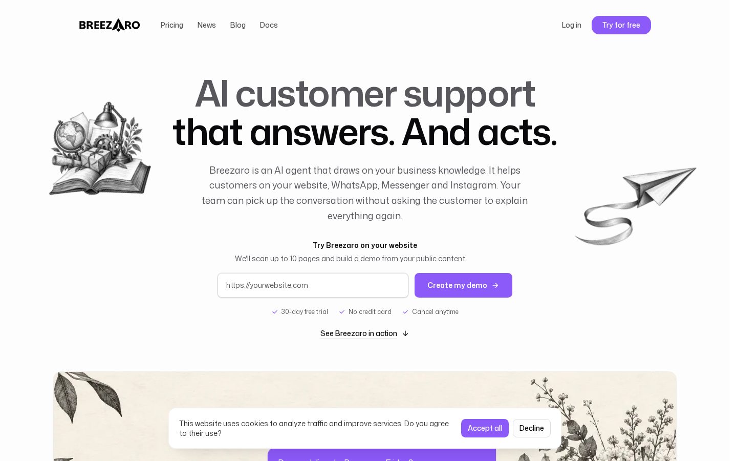 Breezaro Homepage