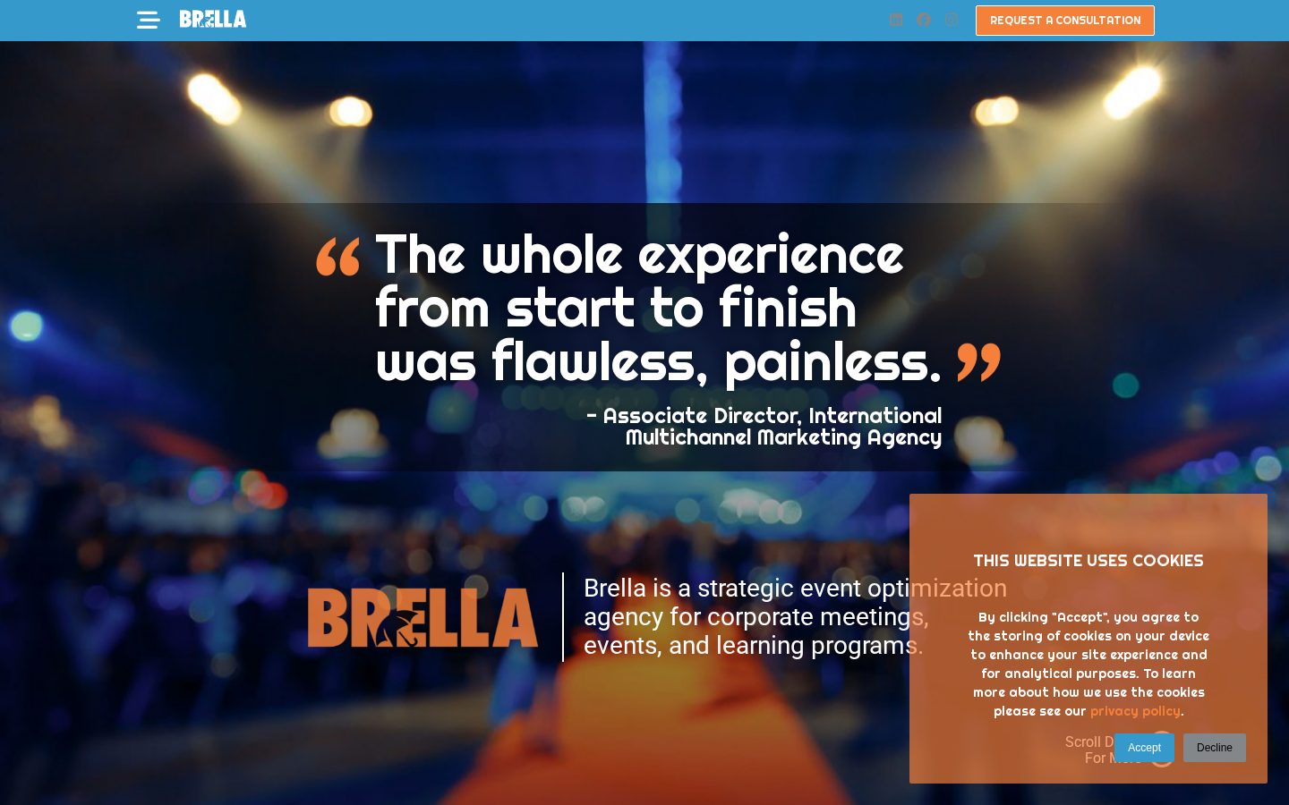 Brella Homepage