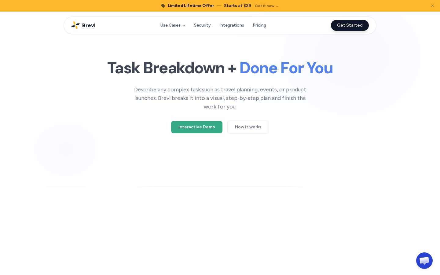 Brevl Homepage