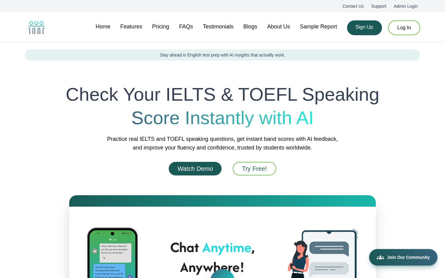 Bridgetalk AI Homepage