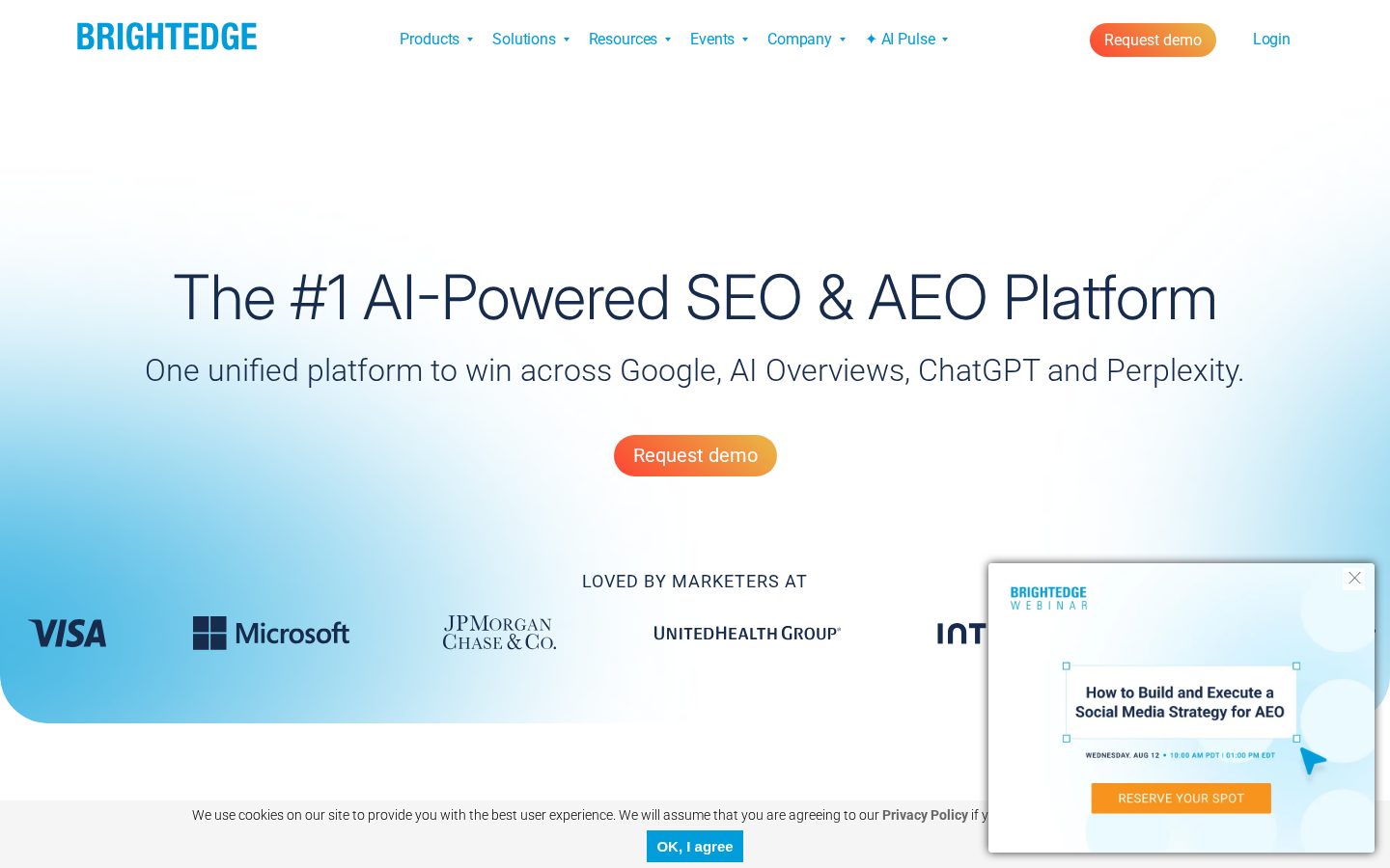 BrightEdge Homepage