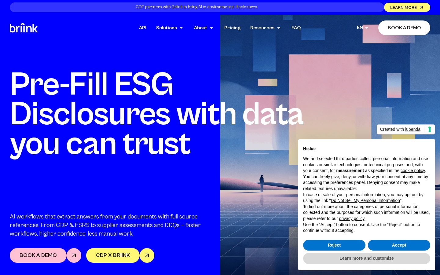 Briink Homepage
