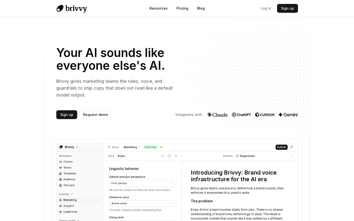 Brivvy Homepage