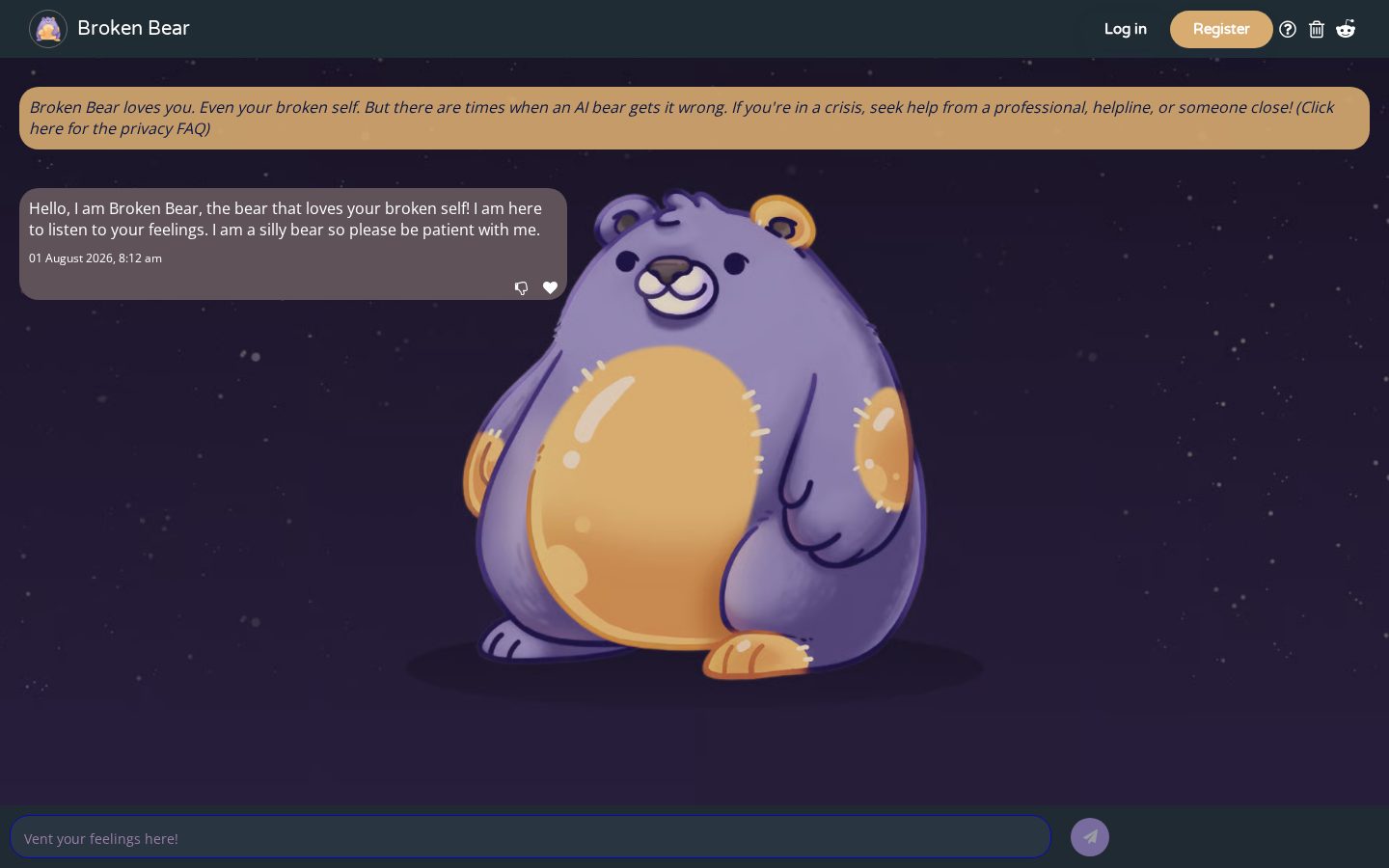 Broken Bear Homepage