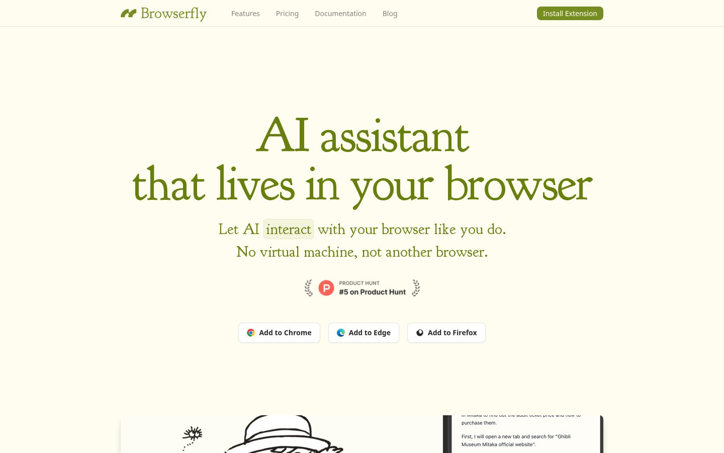 Browserfly Homepage