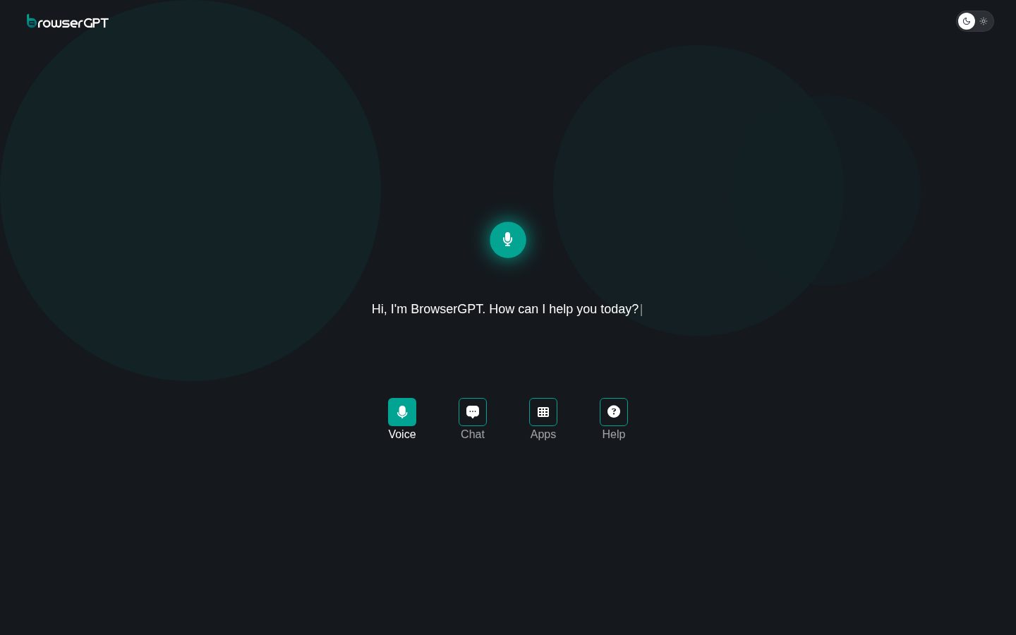 BrowserGPT Homepage