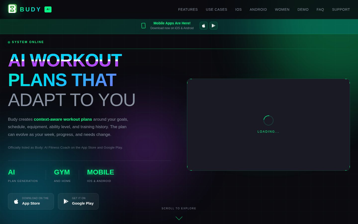 Budy Homepage