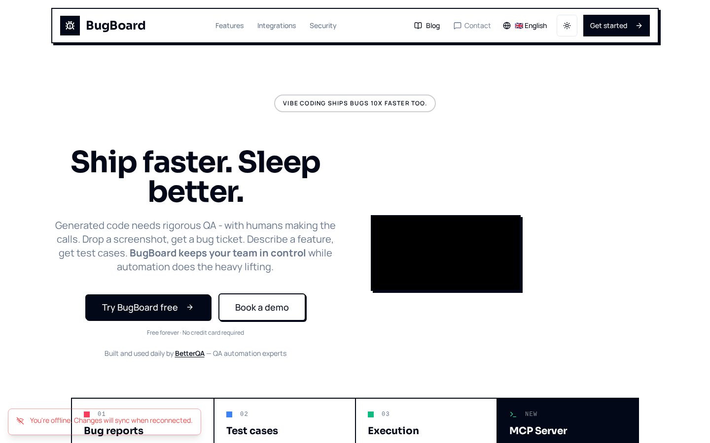 BugBoard Homepage