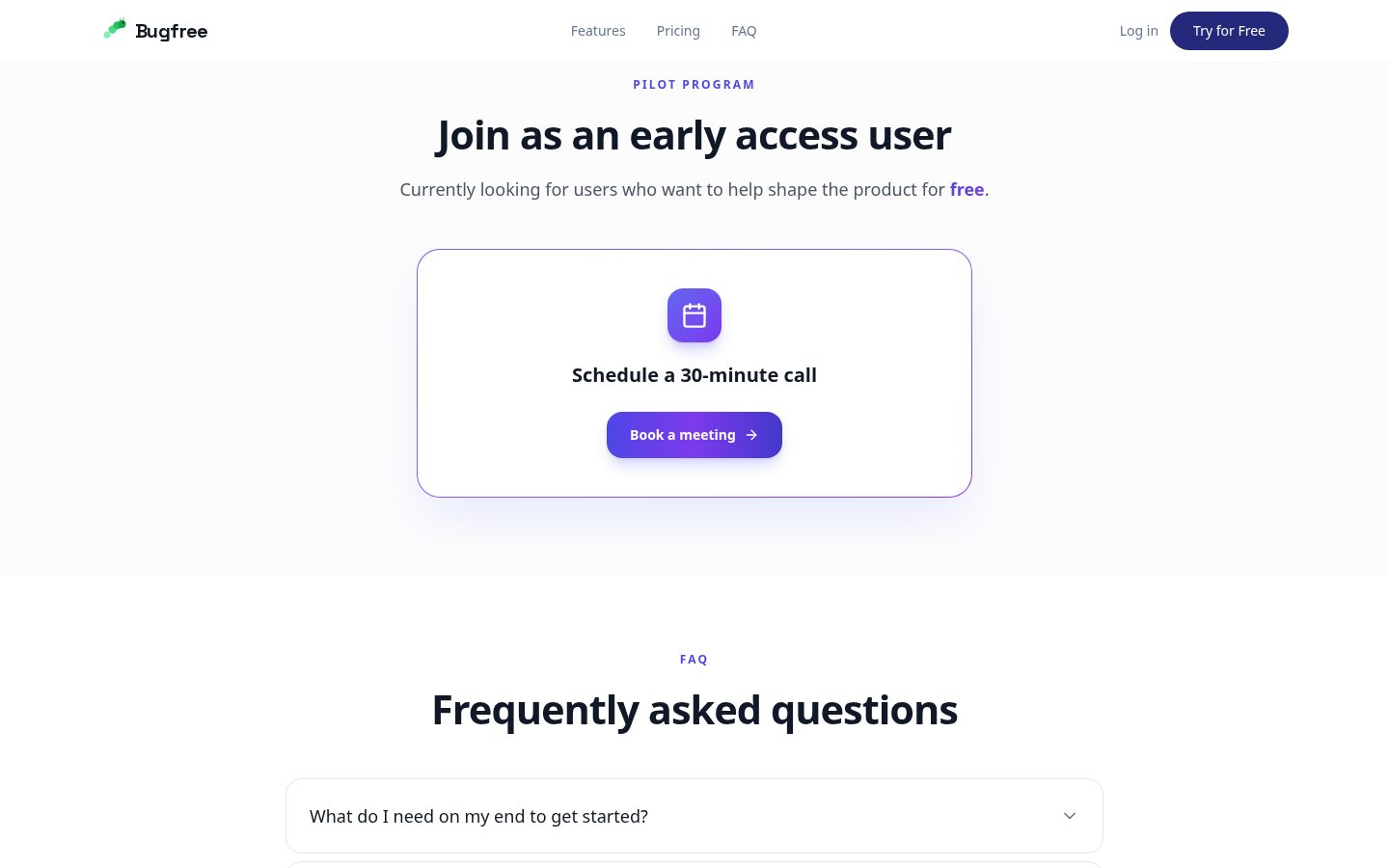 Bugfree Pricing