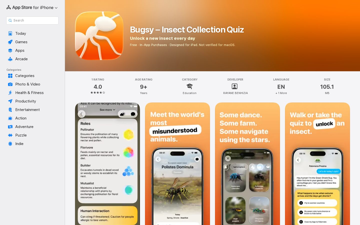 Bugsy Homepage